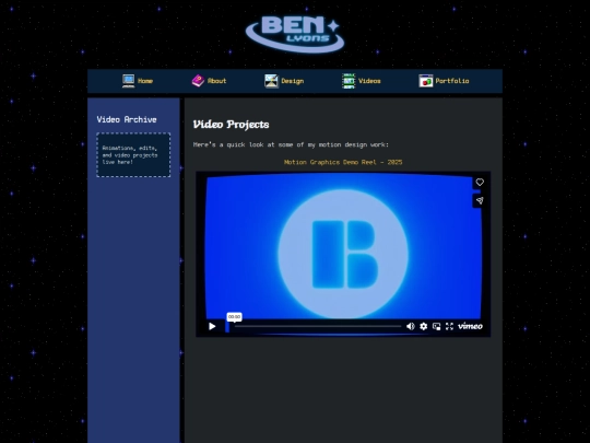 videos screenshot
