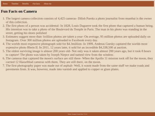 funfacts screenshot