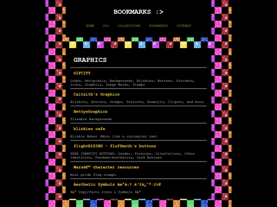bookmarks screenshot