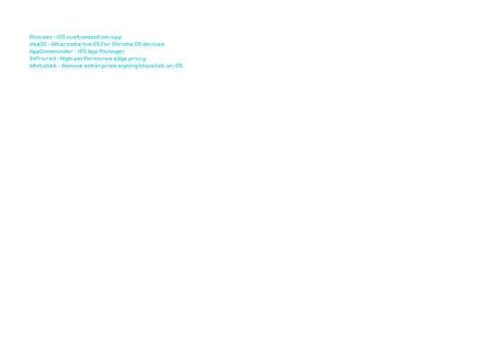 projects screenshot
