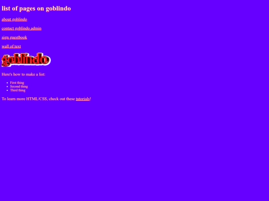 pages screenshot