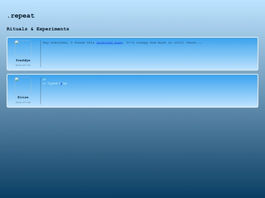 thread screenshot