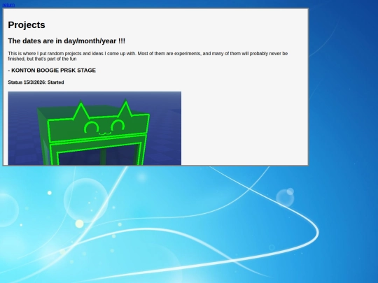projects screenshot