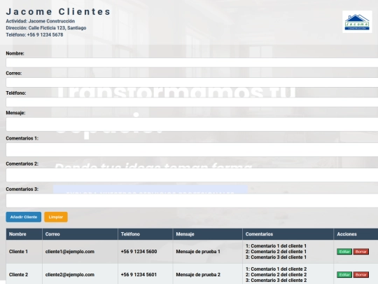 clientes/ClientesJacome-4 screenshot