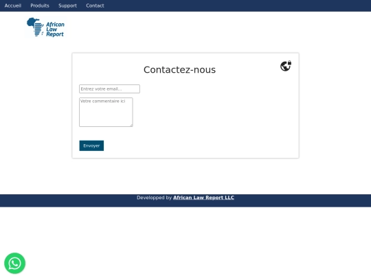 african/contact screenshot