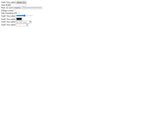 input screenshot