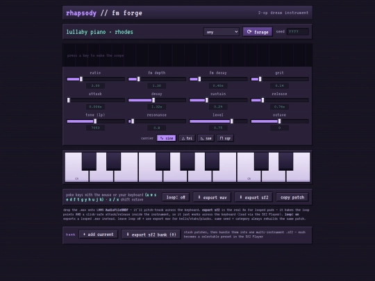 html helpers/rhapsody_fm_forge screenshot
