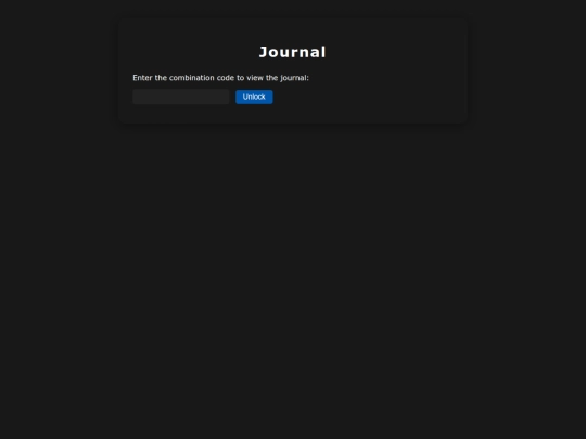 Journal screenshot