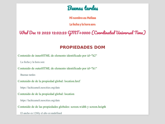 date screenshot
