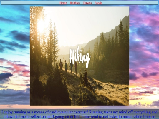 hobbies screenshot