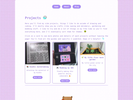 projects screenshot
