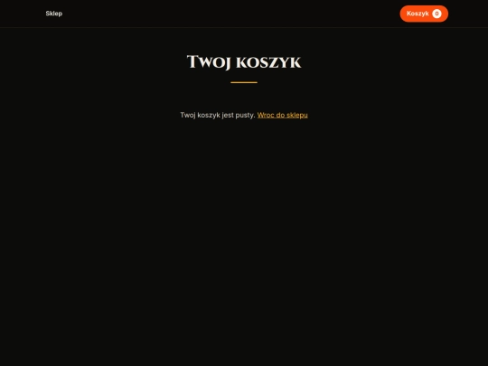 koszyk screenshot