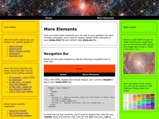 more-elements screenshot