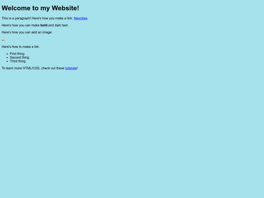 test screenshot