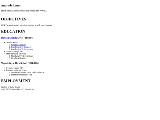 Lab2/Lab2-myCV screenshot