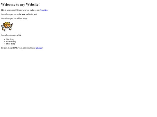 example screenshot