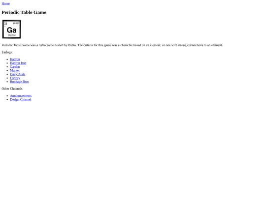periodichome screenshot