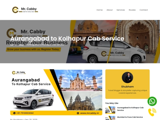 aurangabad-to-kolhapur-cab-service screenshot