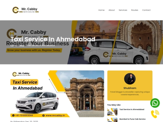 taxi-service-in-ahmedabad screenshot