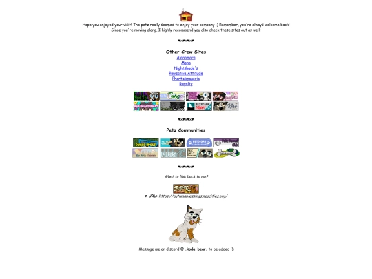 links screenshot