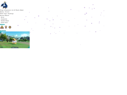 shrines/poketeams/pongo screenshot
