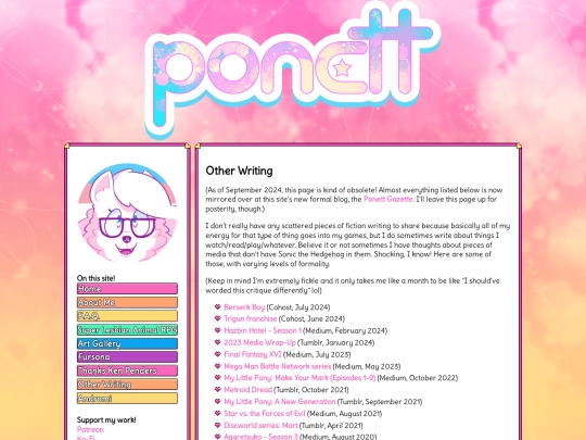 otherwriting screenshot