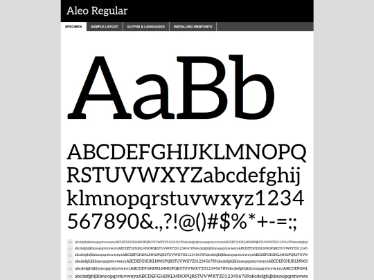 fonts/Aleo-Font/aleo-variablefont_wght-demo screenshot