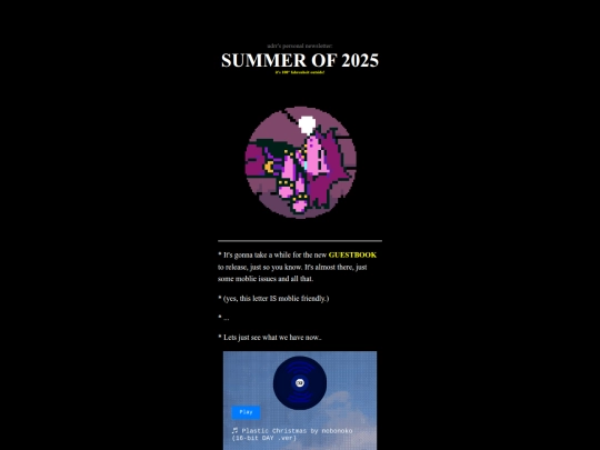 newsletter/summer2025 screenshot