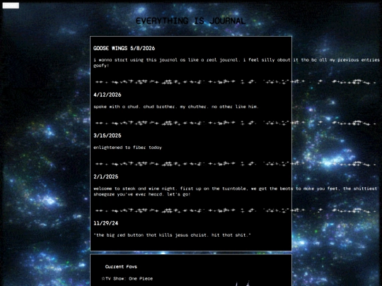 journal screenshot