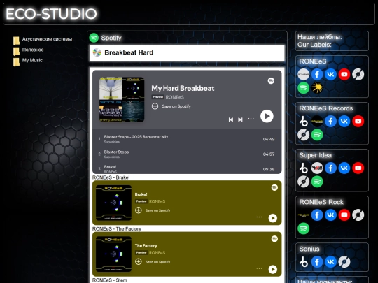 Spotify_Breakbeat_Hard screenshot