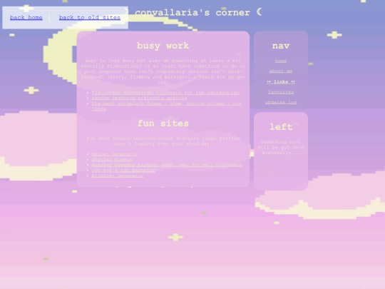 site/oldsites/convallaria/links screenshot