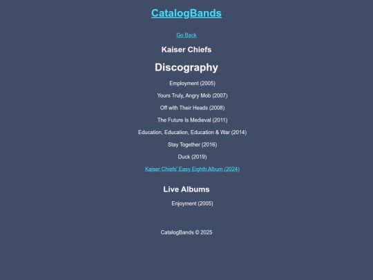 k/kaiser-chiefs screenshot
