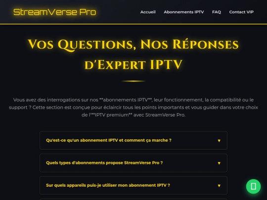 faq screenshot