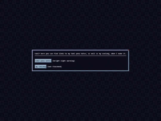 conlang screenshot