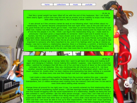 diary screenshot