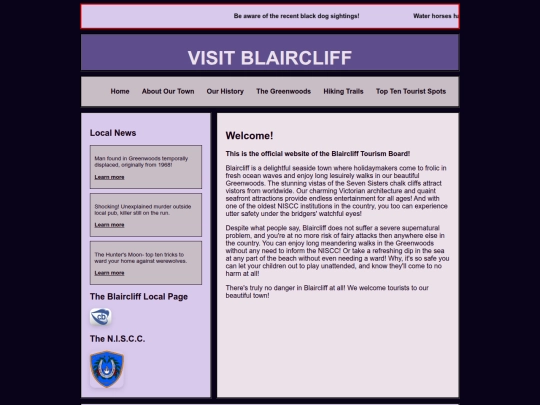 blaircliff/bchome screenshot