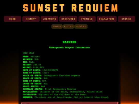 sunsetreqiuem/characters/rainier screenshot