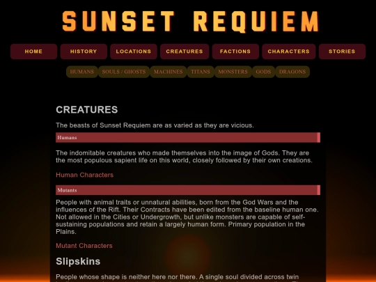 sunsetreqiuem/creatures screenshot