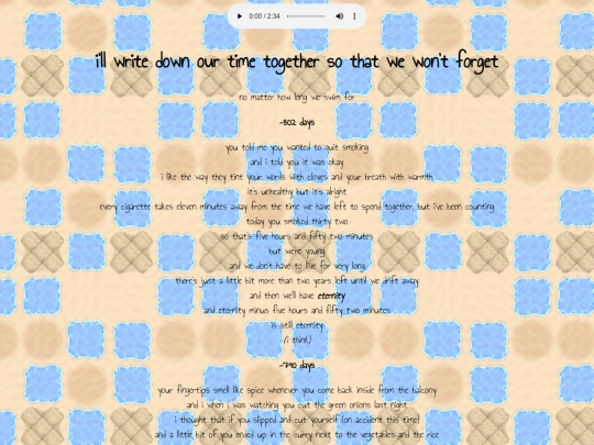diary screenshot
