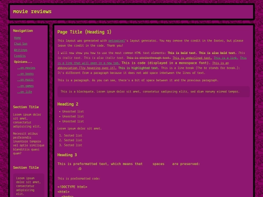 reviews/movielog screenshot