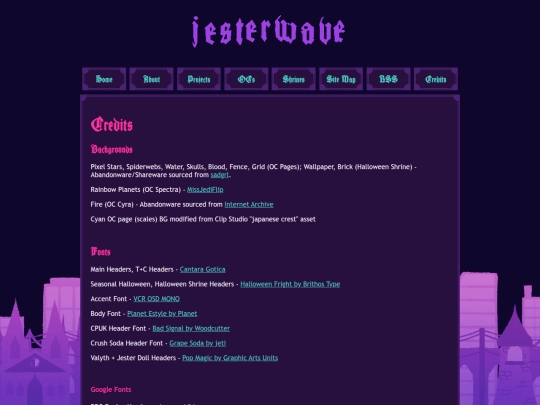 credits screenshot