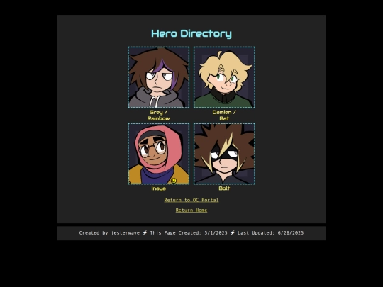 oc/hero/directory screenshot