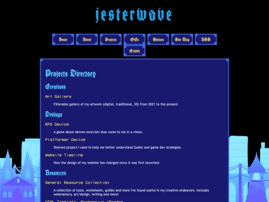 projects screenshot