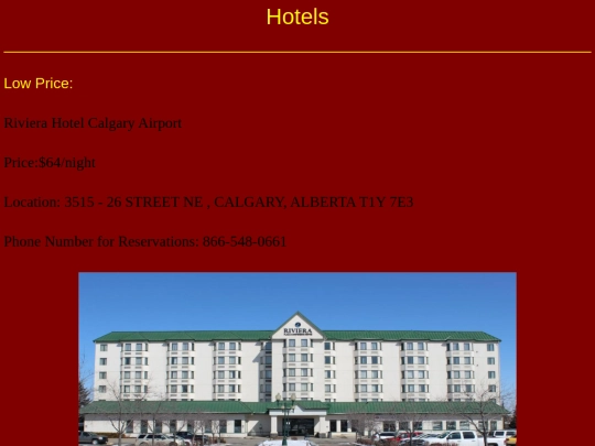 Hotels screenshot