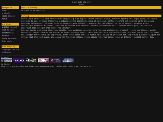 index screenshot