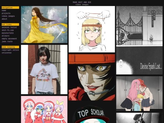 website_vibes screenshot