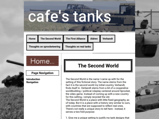 tanks/the-second-world screenshot