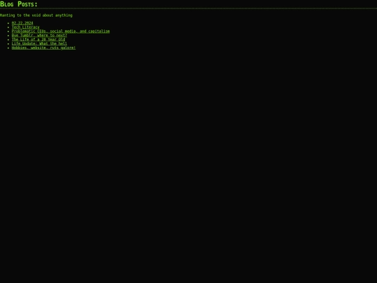 blog screenshot
