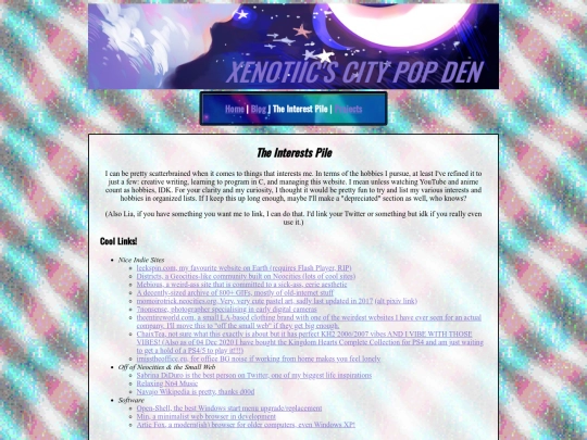 interest-pile screenshot