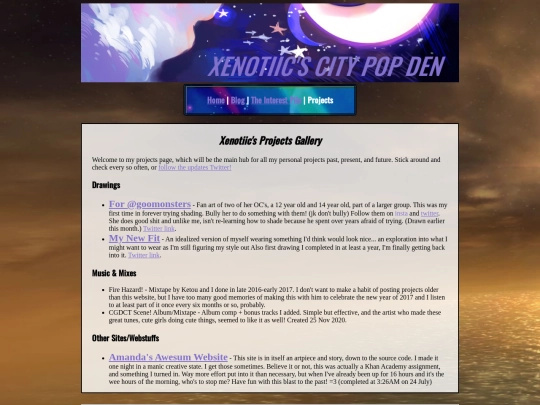 projects screenshot